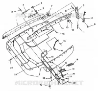 NOSEPAN ASSEMBLY XLT 0940767, XLT SP 0940667   XLT SKS 0940567 (4925022502005A)