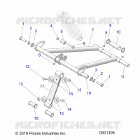 SUSPENSION, FRONT DREHMOMENTARM