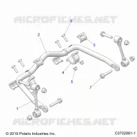 SUSPENSION, FRONT STABILISATORSTANGE