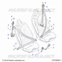 SITZ BELT MOUNTING, STANDARD