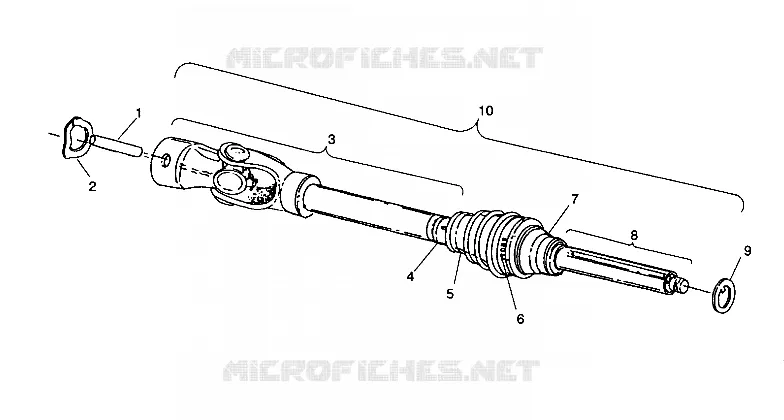 CV JOINT SPORTSMAN 4X4 / W938039 (4926382638013A)