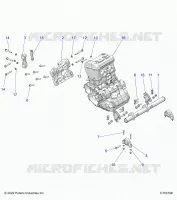 MOTOR, MOUNTING &amp; LONG BLOCK