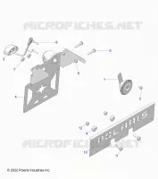 ELEKTRIC, HORN, AND LICENSE PLATE LIGHT