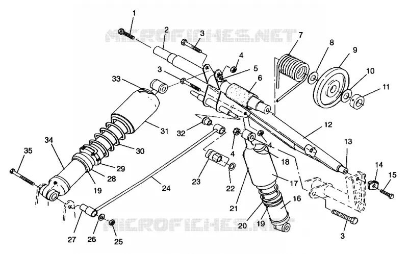HINTER Drehmomentarm RXL 0966768 (4932033203B012)