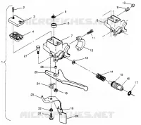 MASTER CYLINDER 600 XC 0971776 AND EUROPEAN 600 XC E971776 (4937933793A014)