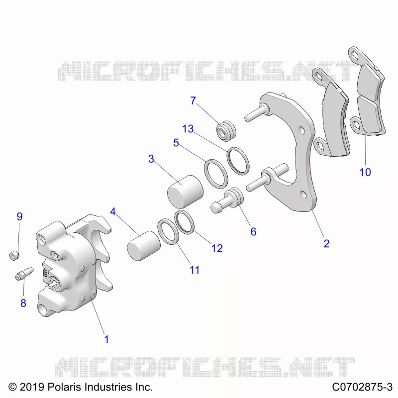 BRAKES, BREMSZANGE HINTEN