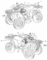 DECALS MAGNUM 4X4 W97AC42A, SWEDISH MAGNUM 4X4 S97AC42E AND NORWEGIAN MAGNU (4940834083A008)