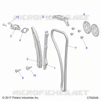 CAM CHAIN AND TENSIONER