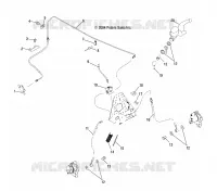 KONTROLLEN-MASTER CYLINDER/BREMSE LINE