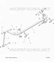 SUSPENSION, REAR STABILISATORSTANGE