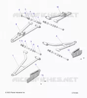 FRONT SUSPENSION CONTROL ARMS