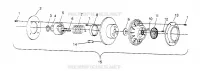 angetriebene Kupplungs ASSEMBLY 500 CARB 0962764, 500 CARB SKS 0962564,  500 CARB SK (4931873187C007)
