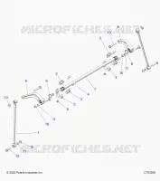 SUSPENSION, REAR STABILISATORSTANGE