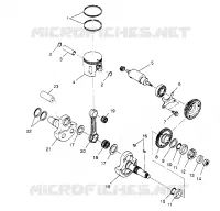 KOLBEN   KURBELWELLE 6X6 400L W948740 (4926802680D007)