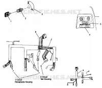 IGNITION   KABELSTRANG 500 EFI 0942774 and EFI SKS 0942574 (4924982498008A)