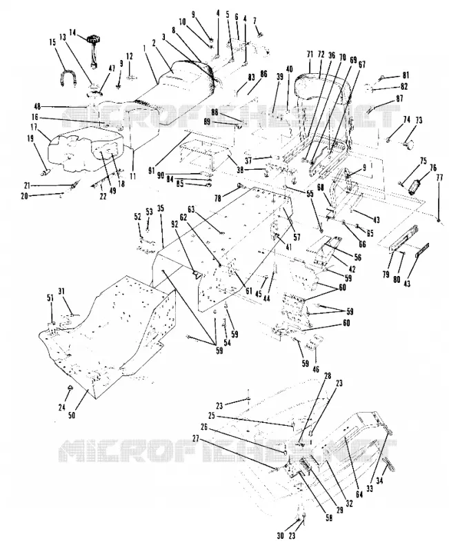 CHASSIS AND SITZ ALL SWEDISH INDY MODELS (4916051605003A)