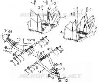 CHASSIS, A-ARM AND FUßSTÜTZE