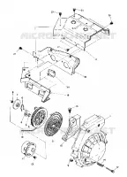 RÃŒCKZUG STARTER AND BLOWER HOUSING (4909550955019A)
