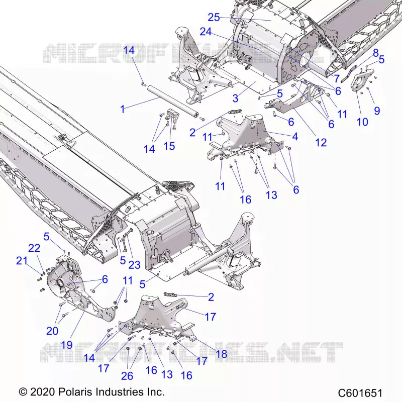 CHASSIS, BULKHEAD ASM.