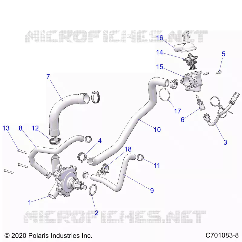 MOTOR, WATERPUMP AND BYPASS