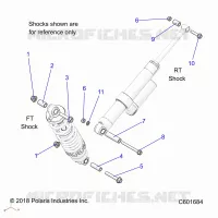 SUSPENSION, SHOCK MOUNTING, REAR SUSP.