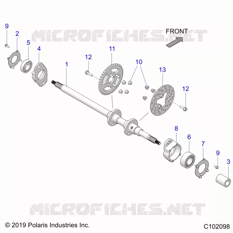 ANTRIEB, REAR AXLE