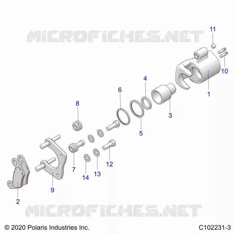 BRAKES, BRAKE BREMSZANGE HINTEN