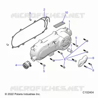 ANTRIEB, CLUTCH COVER AND DUCTING