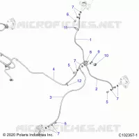 BRAKE LINES, FRONT