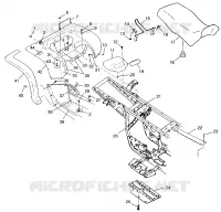 HINTER CAB   SITZ XPLORER 300 W97CC28C (4939813981A005)