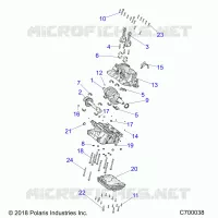ENGINE, CRANKCASE AND KURBELWELLE