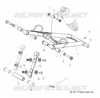 FRONT Drehmomentarm