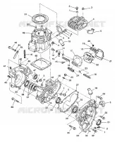 CRANKCASE AND ZYLINDER 4X4 350L S938139 (4924342434035A)