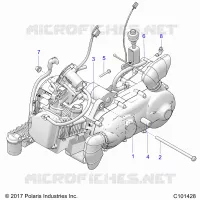 ENGINE, ENGINE AND GETRIEBELAGERUNG