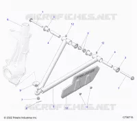 SUSPENSION, A-ARM AND STREBE MOUNTING