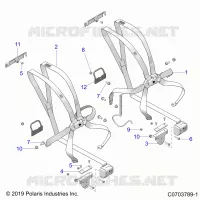 SITZ MOUNTING, FRONT, 6 POINT
