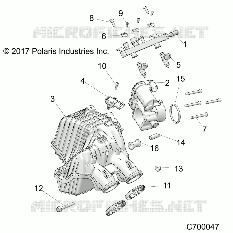 ENGINE, LUFTEINLASS MANIFOLD