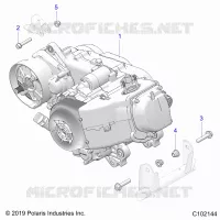 MOTOR, MOTOR AND TRANSMSSION MOUNTING