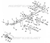 Schienen-Montage (SUSPENSION) XCF 0971643 (4938613861B009)