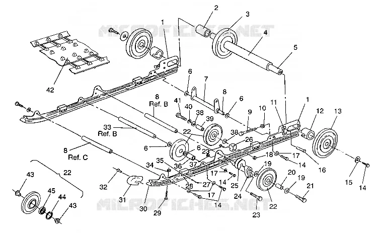 SUSPENSION ASSEMBLY 500 EFI/0930674 (4922962296019A)