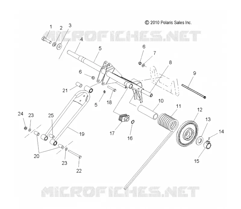 SUSPENSION, HINTER Drehmomentarm