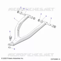 FRONT SUSPENSION CONTROL ARMS UPPER