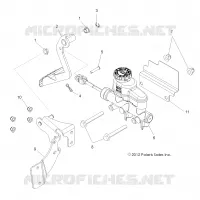 BREMSES, PEDAL AND MASTER CYLINDER
