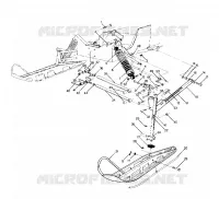 FRONT SUSPENSION AND SKI SUPERTRAK (4917131713007A)