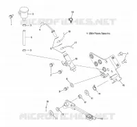 MASTER CYLINDER, REAR AND FOOT PEDAL