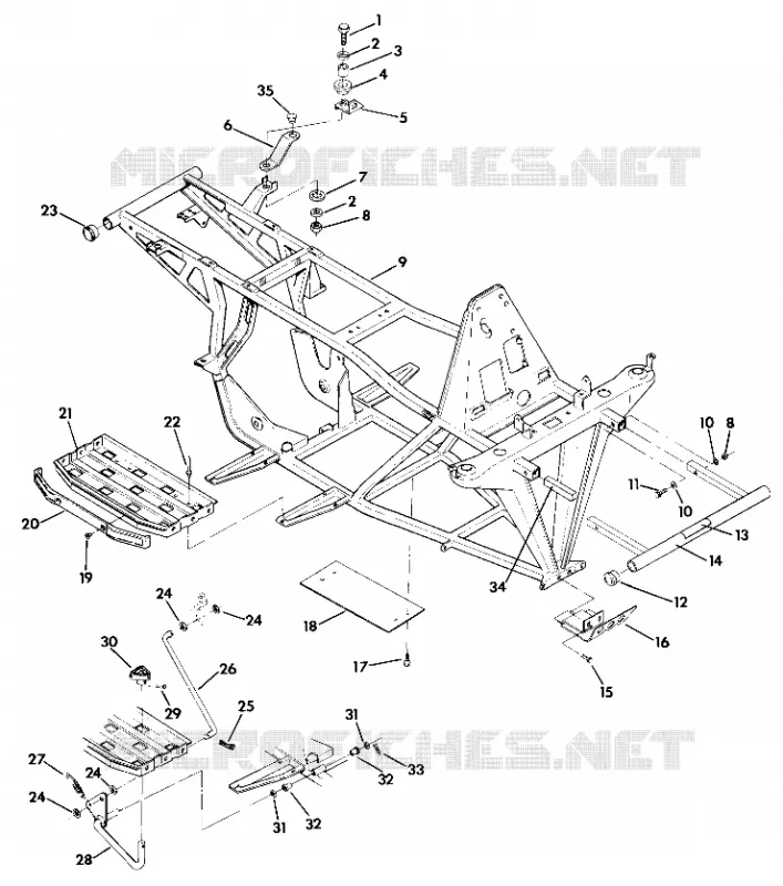 FRAME ASSEMBLY WITH RACKS (4918411841003A)