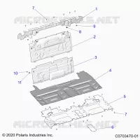 KAROSSERIE HINTEN CLOSEOFF, CENTER PANELS