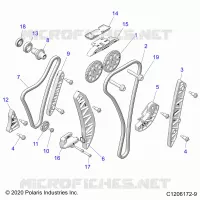 ENGINE, TIMING AND OIL KETTEN DRIVES
