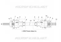 DRIVE TRAIN, GETRIEBE VORNE SHAFT