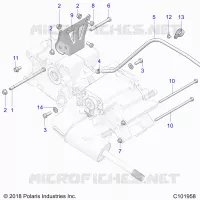 DRIVE TRAIN, MAIN GEARCASE MOUNTING